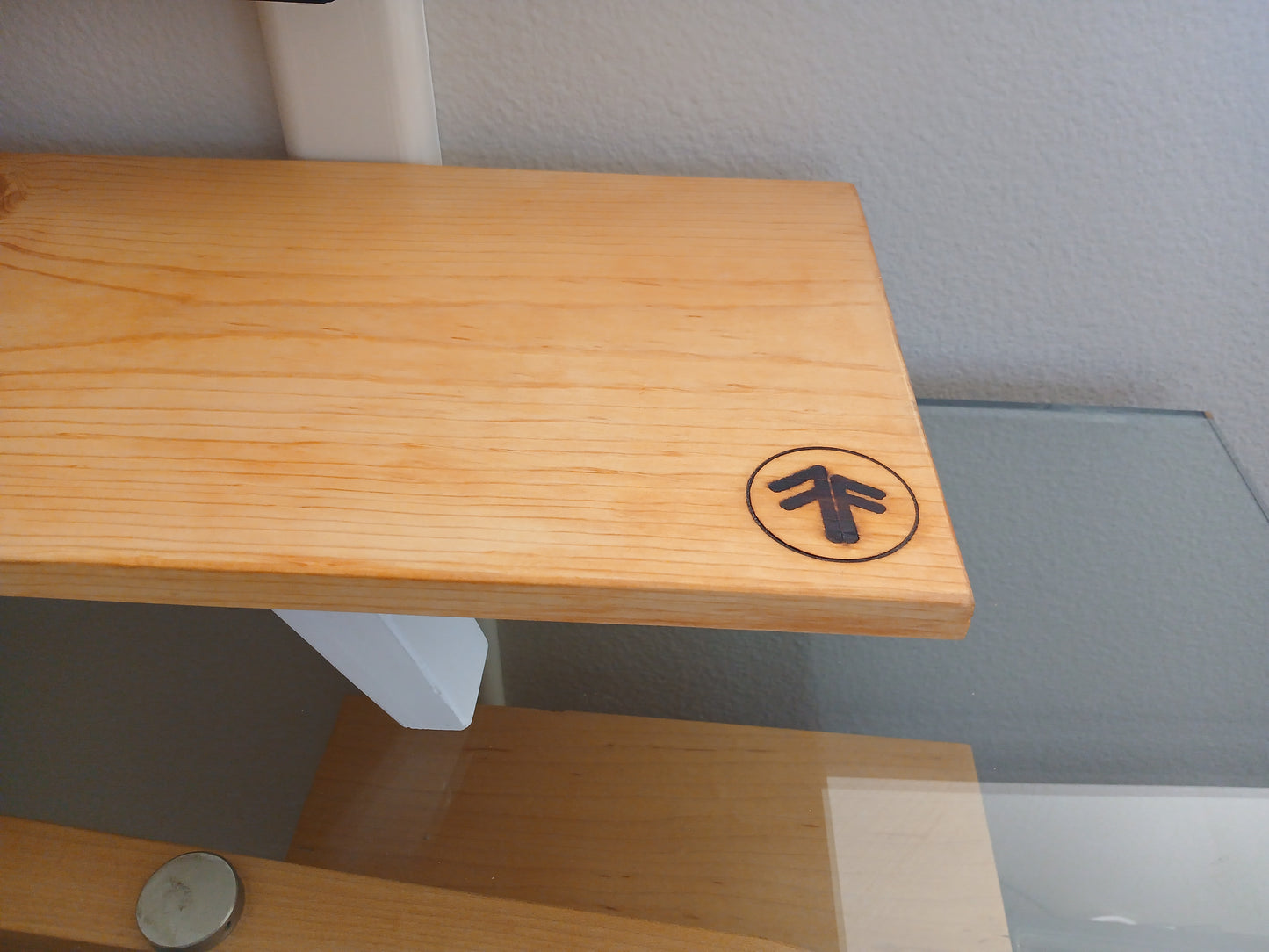 Monitor Stand Setup - Metal Inlay